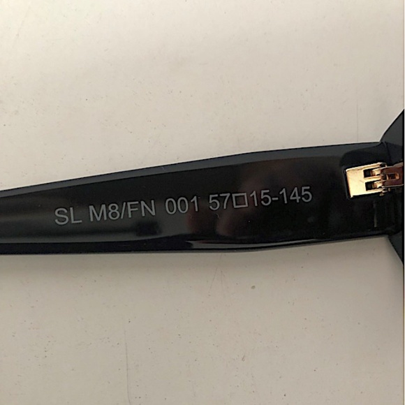 Saint Laurent 57mm Geometric Sunglasses - Picture 9 of 10